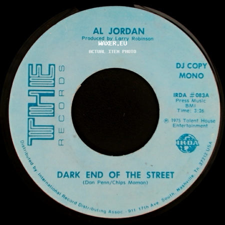 Al Jordan - Dark End Of The Street / Dark End Of The Street side A