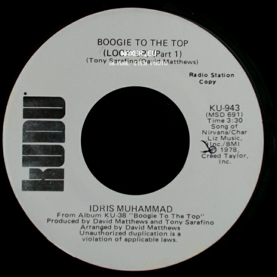 Idris Muhammad - Boogie To The Top (Look Up) (Part 1) / Boogie To The Top (Look Up) (Part 1) side A