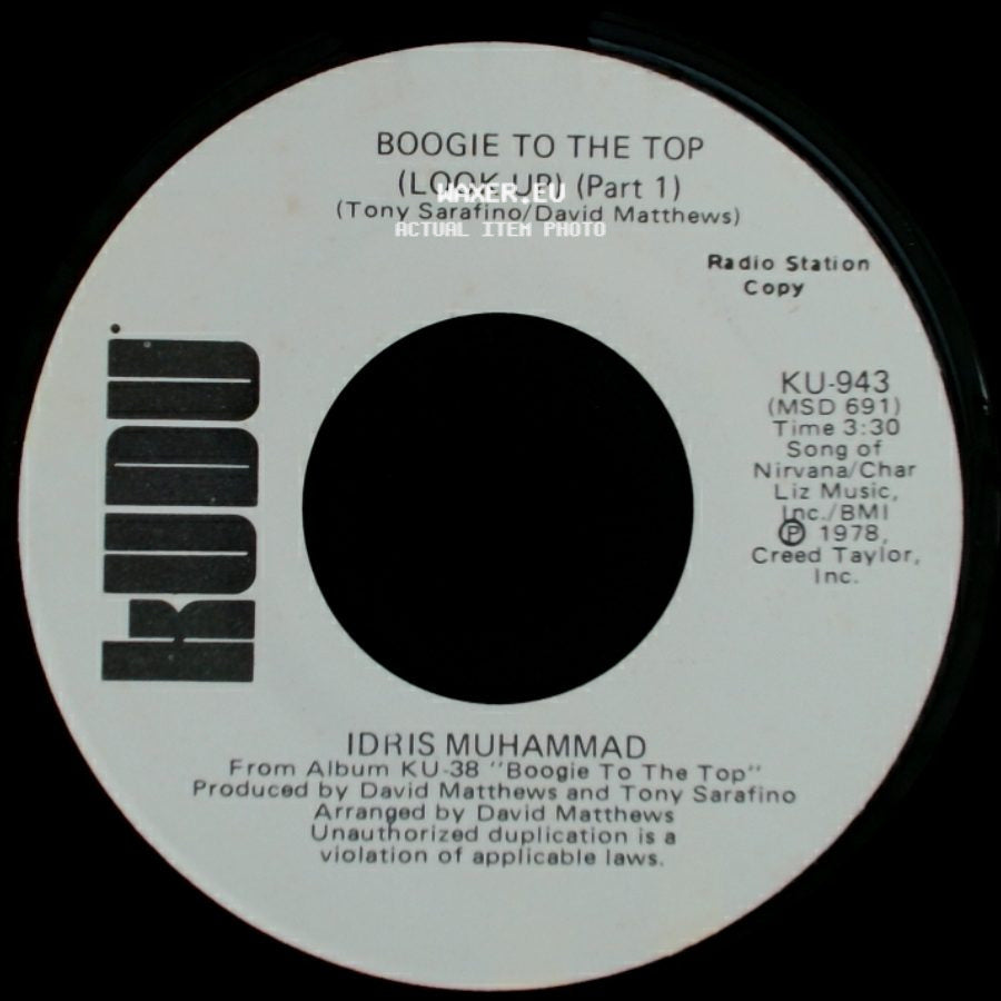 Idris Muhammad - Boogie To The Top (Look Up) (Part 1) / Boogie To The Top (Look Up) (Part 1) side B