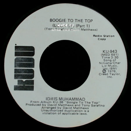 Idris Muhammad - Boogie To The Top (Look Up) (Part 1) / Boogie To The Top (Look Up) (Part 1) side B