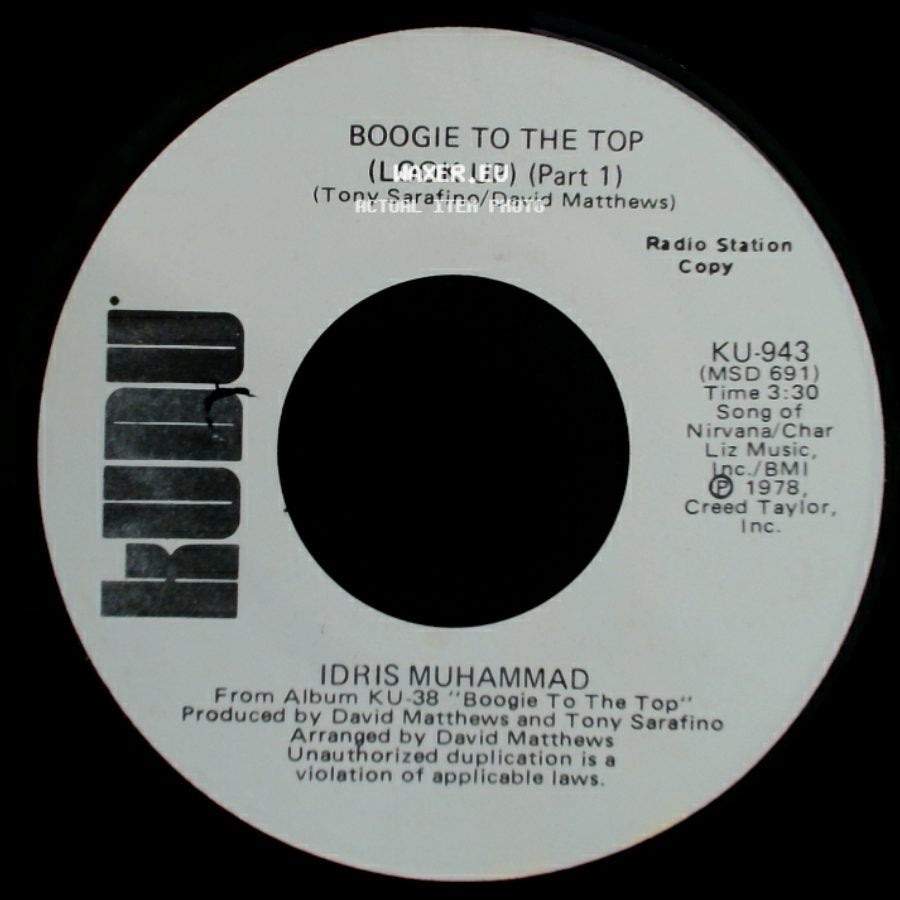 Idris Muhammad - Boogie To The Top (Look Up) (Part 1) / Boogie To The Top (Look Up) (Part 1) side A