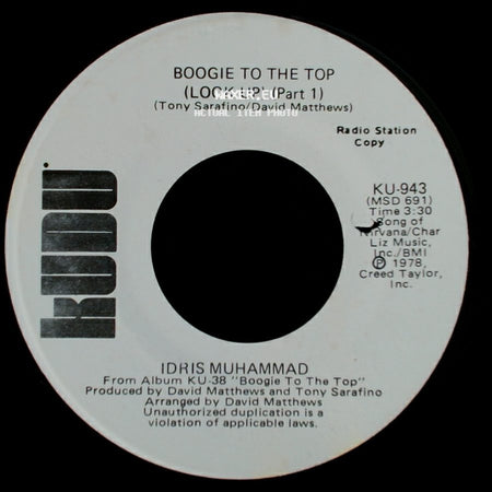 Idris Muhammad - Boogie To The Top (Look Up) (Part 1) / Boogie To The Top (Look Up) (Part 1) side A