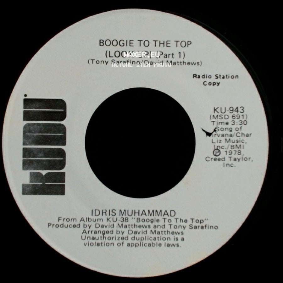 Idris Muhammad - Boogie To The Top (Look Up) (Part 1) / Boogie To The Top (Look Up) (Part 1) side B