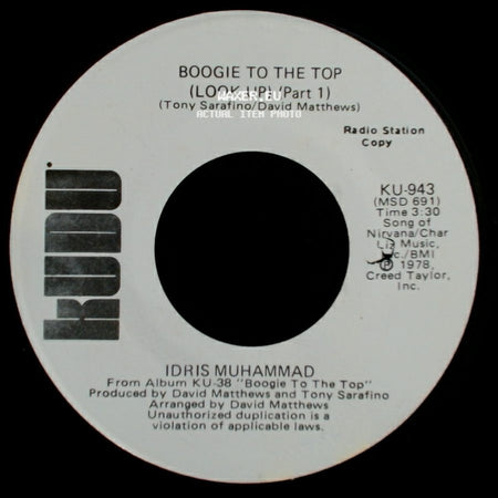 Idris Muhammad - Boogie To The Top (Look Up) (Part 1) / Boogie To The Top (Look Up) (Part 1) side A