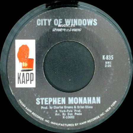 Stephen Monahan - City Of Windows / Lost People side A