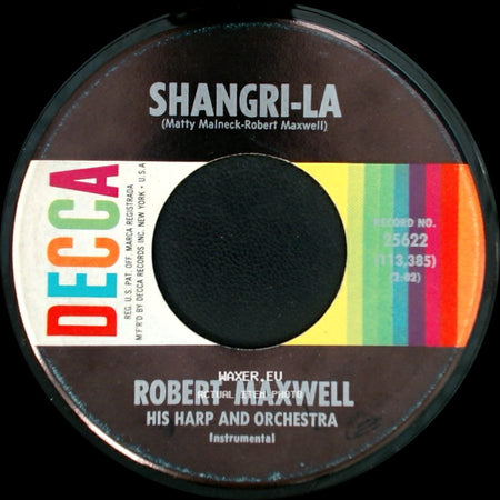 Robert Maxwell His Harp And Orchestra / Robert Maxwell - Shangri-La / That Old Black Magic side A