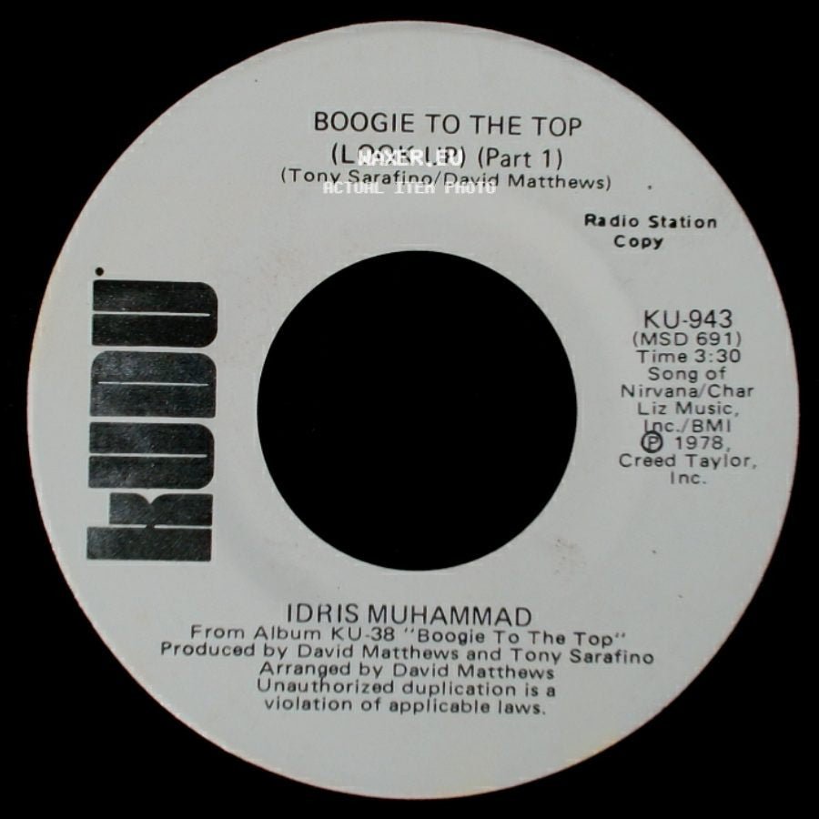 Idris Muhammad - Boogie To The Top (Look Up) (Part 1) / Boogie To The Top (Look Up) (Part 1) side B