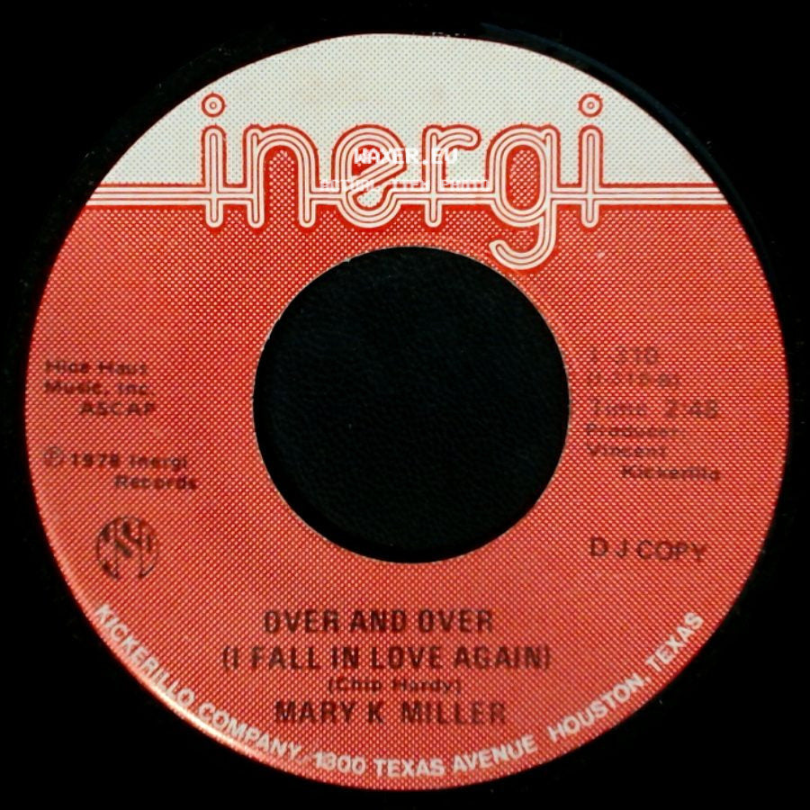 Mary K. Miller - Over And Over (I Fall In Love Again) / Handcuffed To A Heartache side A