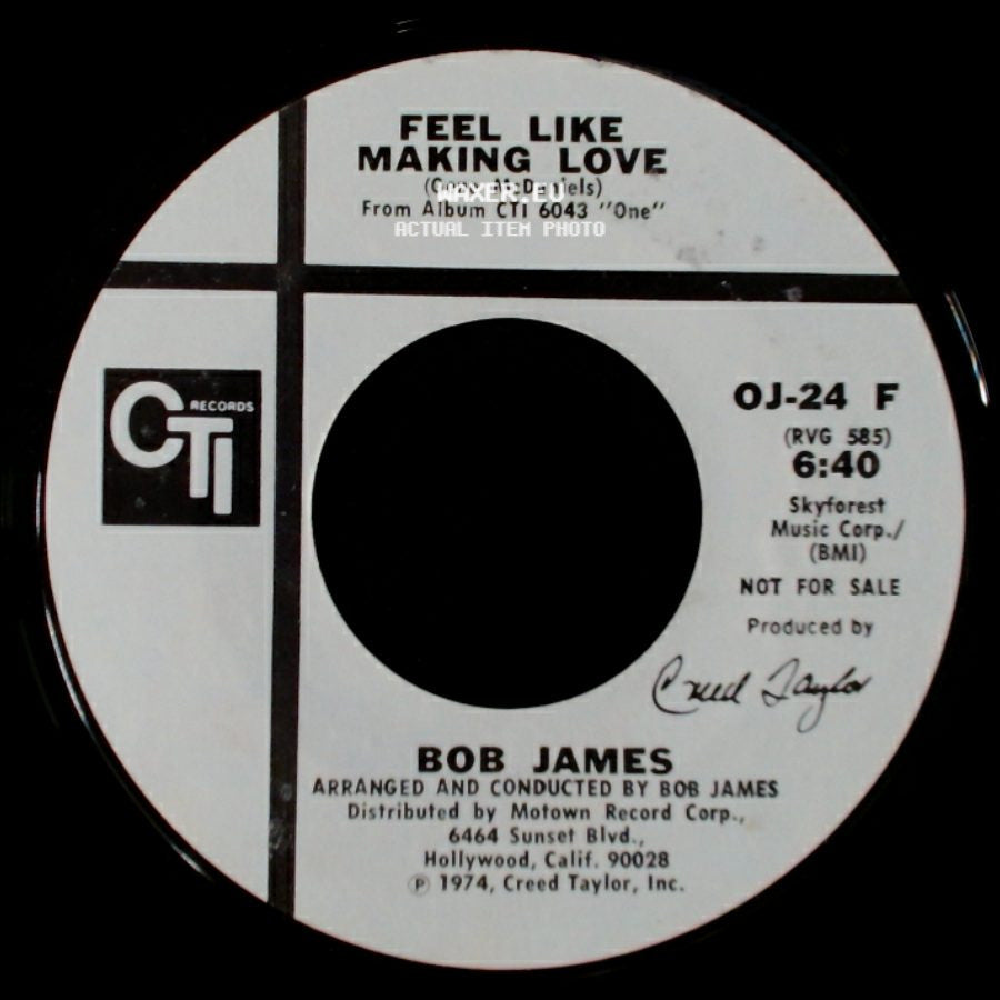 Bob James - Feel Like Making Love / Feel Like Making Love side A