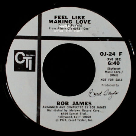 Bob James - Feel Like Making Love / Feel Like Making Love side A