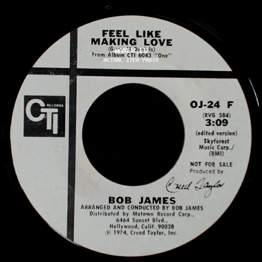 Bob James - Feel Like Making Love / Feel Like Making Love side B