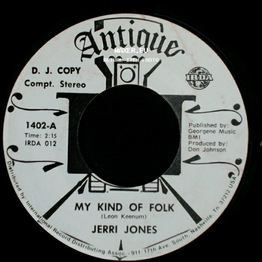 Jerri Jones - My Kind Of Folk / My Kind Of Folk side A