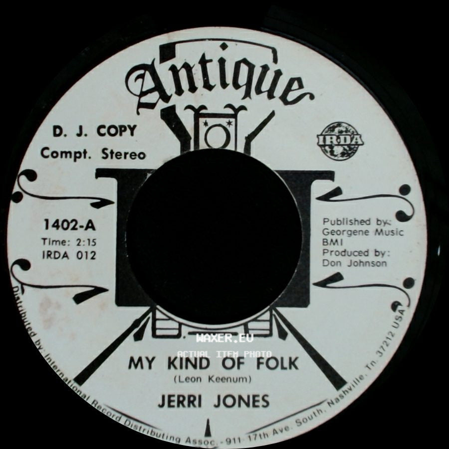 Jerri Jones - My Kind Of Folk / My Kind Of Folk side B