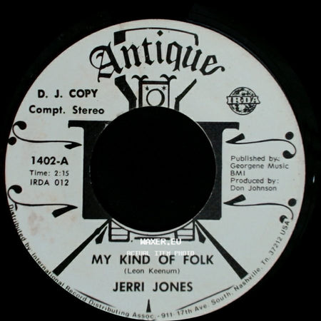 Jerri Jones - My Kind Of Folk / My Kind Of Folk side B