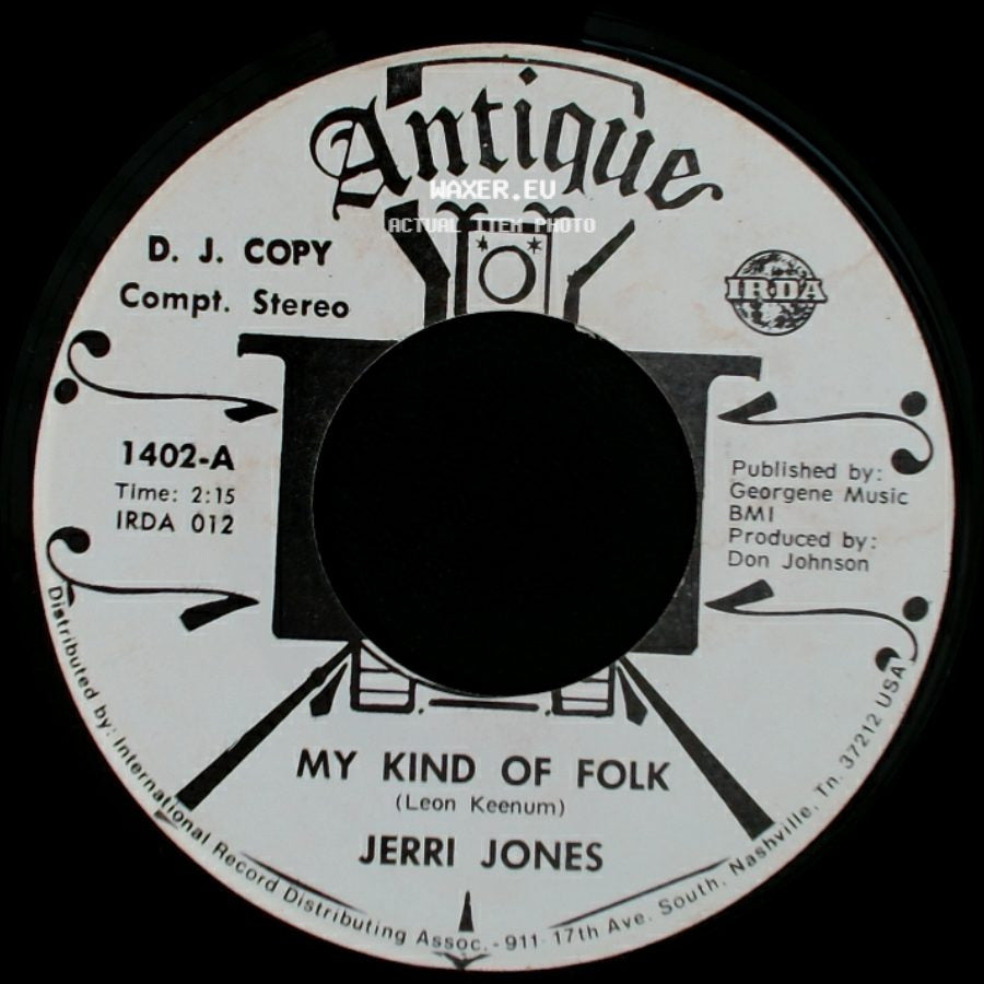 Jerri Jones - My Kind Of Folk / My Kind Of Folk side A