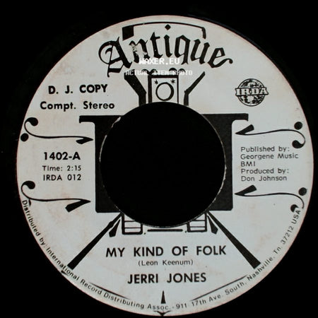Jerri Jones - My Kind Of Folk / My Kind Of Folk side A