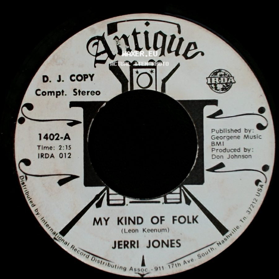 Jerri Jones - My Kind Of Folk / My Kind Of Folk side A
