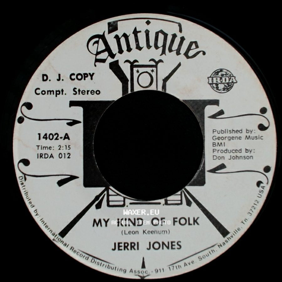 Jerri Jones - My Kind Of Folk / My Kind Of Folk side B