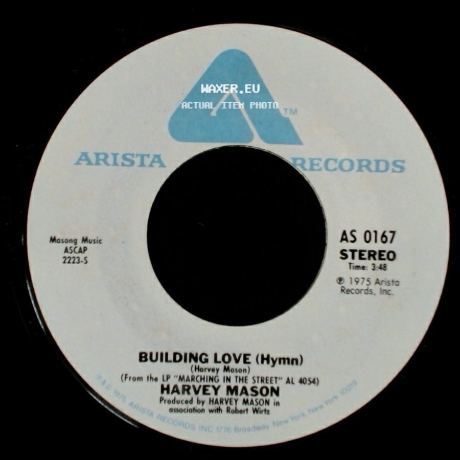 Harvey Mason - Building Love (Hymn) / Marching In The Street side A