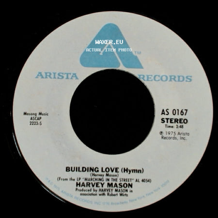 Harvey Mason - Building Love (Hymn) / Marching In The Street side A