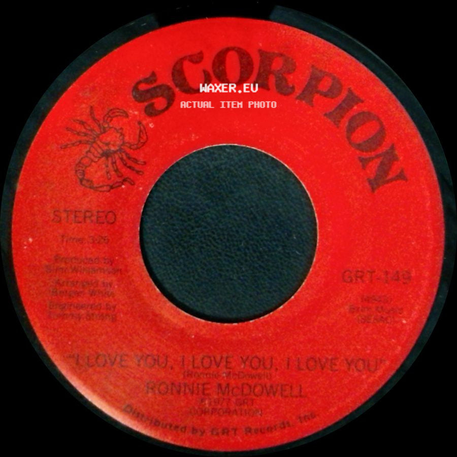 Ronnie Mcdowell / Fannie Mcdowell - "I Love You, I Love You, I Love You" / Tallin' side A