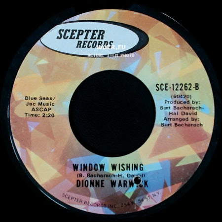 Dionne Warwick - You've Lost That Lovin' Feeling / Window Wishing side B