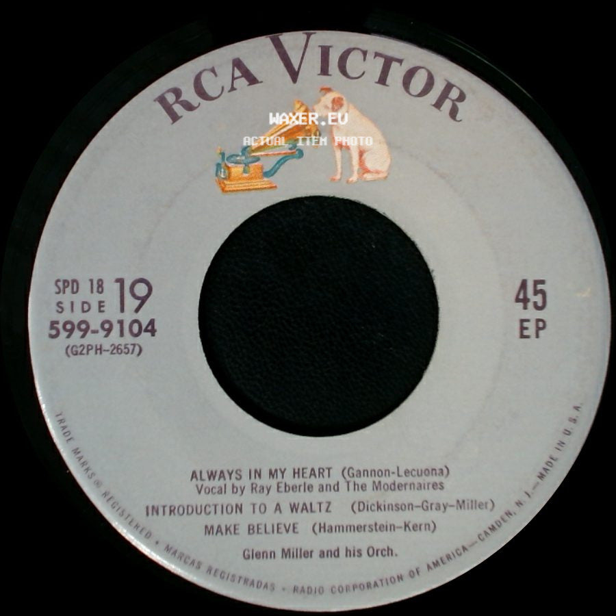 Glenn Miller And His Orch. - Always In My Heart / Weekend Of A Private Secretary side A