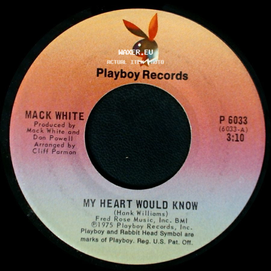 Mack White - Walking On A Cloud / My Heart Would Know side B