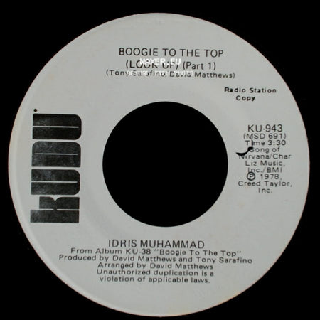 Idris Muhammad - Boogie To The Top (Look Up) (Part 1) / Boogie To The Top (Look Up) (Part 1) side A