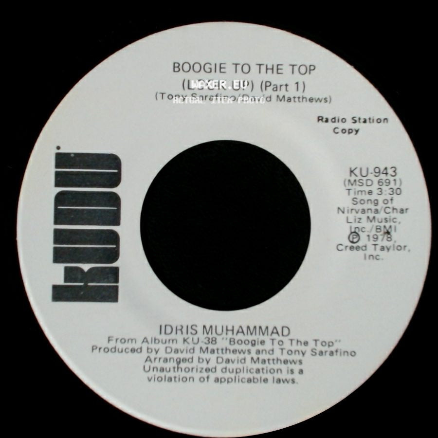 Idris Muhammad - Boogie To The Top (Look Up) (Part 1) / Boogie To The Top (Look Up) (Part 1) side B