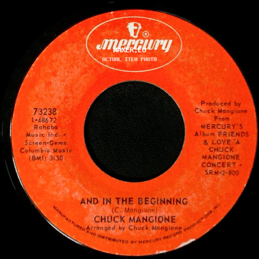 Chuck Mangione - The Feel Of A Vision / And In The Beginning side B