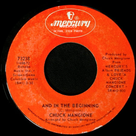 Chuck Mangione - The Feel Of A Vision / And In The Beginning side B