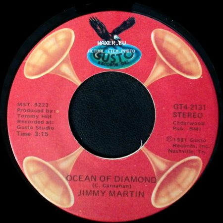 Jimmy Martin - Ocean Of Diamond / Sunny Side Of The Mountain side A