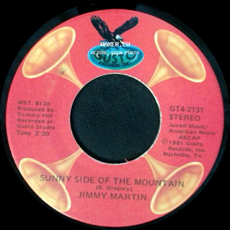 Jimmy Martin - Ocean Of Diamond / Sunny Side Of The Mountain side B