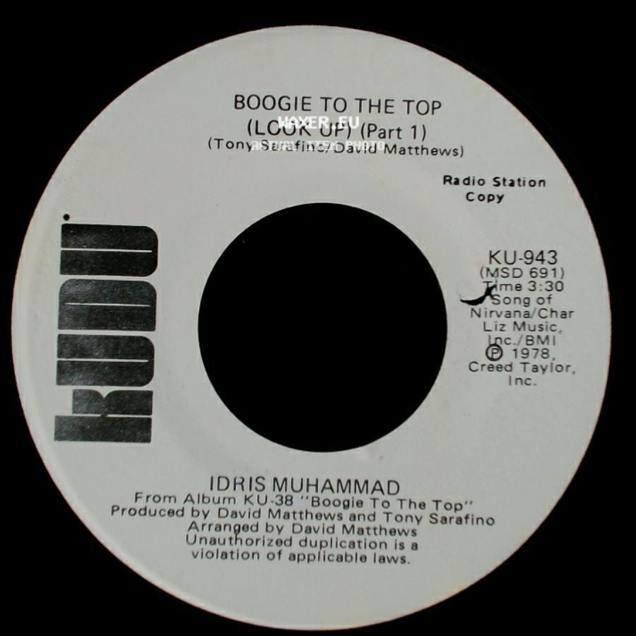 Idris Muhammad - Boogie To The Top (Look Up) (Part 1) / Boogie To The Top (Look Up) (Part 1) side B