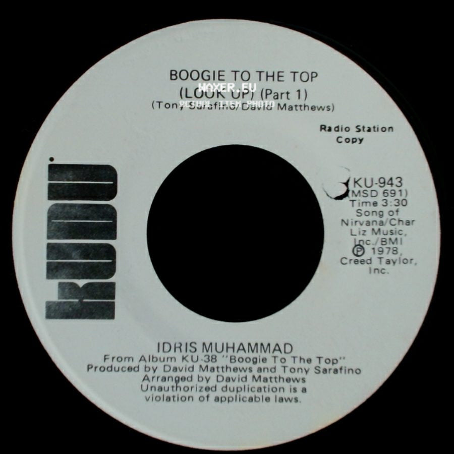 Idris Muhammad - Boogie To The Top (Look Up) (Part 1) / Boogie To The Top (Look Up) (Part 1) side A