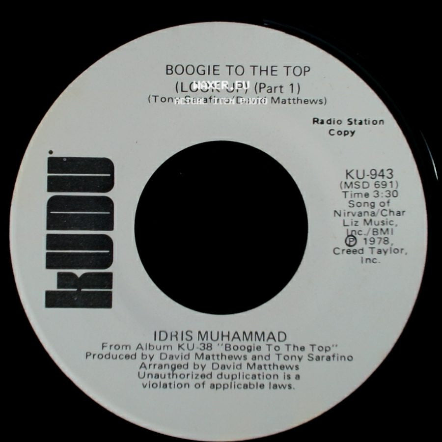 Idris Muhammad - Boogie To The Top (Look Up) (Part 1) / Boogie To The Top (Look Up) (Part 1) side A