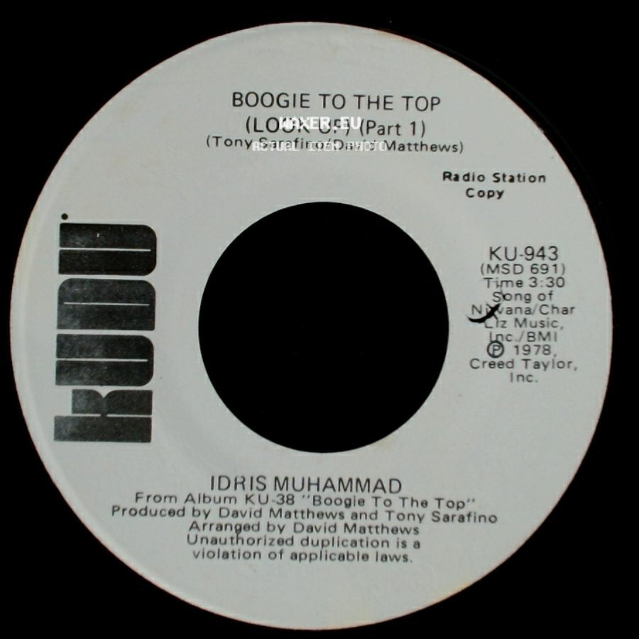 Idris Muhammad - Boogie To The Top (Look Up) (Part 1) / Boogie To The Top (Look Up) (Part 1) side B