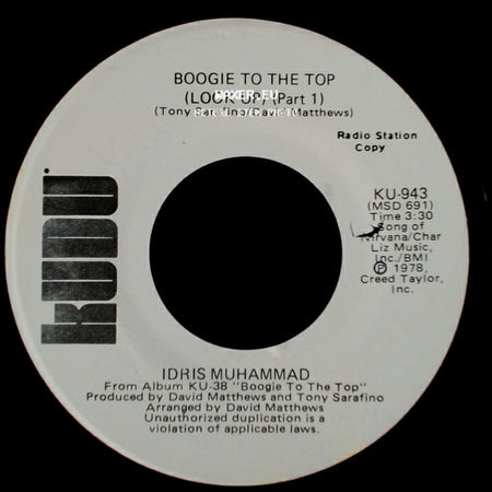 Idris Muhammad - Boogie To The Top (Look Up) (Part 1) / Boogie To The Top (Look Up) (Part 1) side B