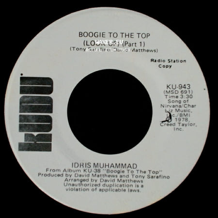 Idris Muhammad - Boogie To The Top (Look Up) (Part 1) / Boogie To The Top (Look Up) (Part 1) side B