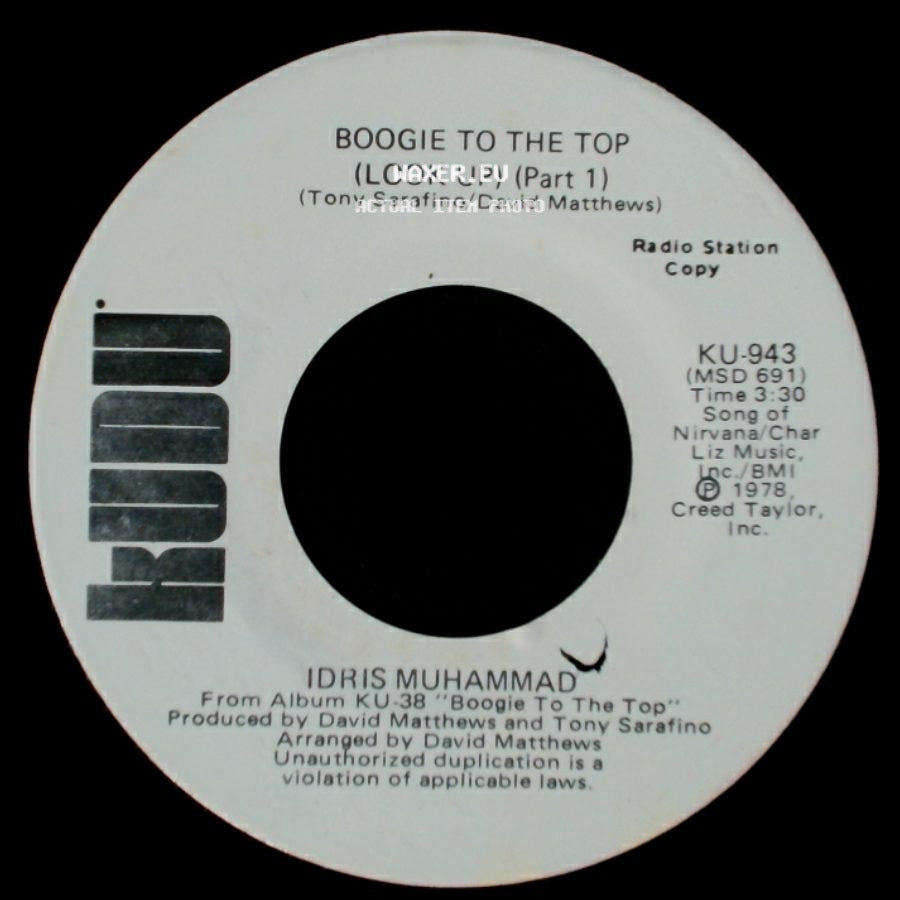 Idris Muhammad - Boogie To The Top (Look Up) (Part 1) / Boogie To The Top (Look Up) (Part 1) side A