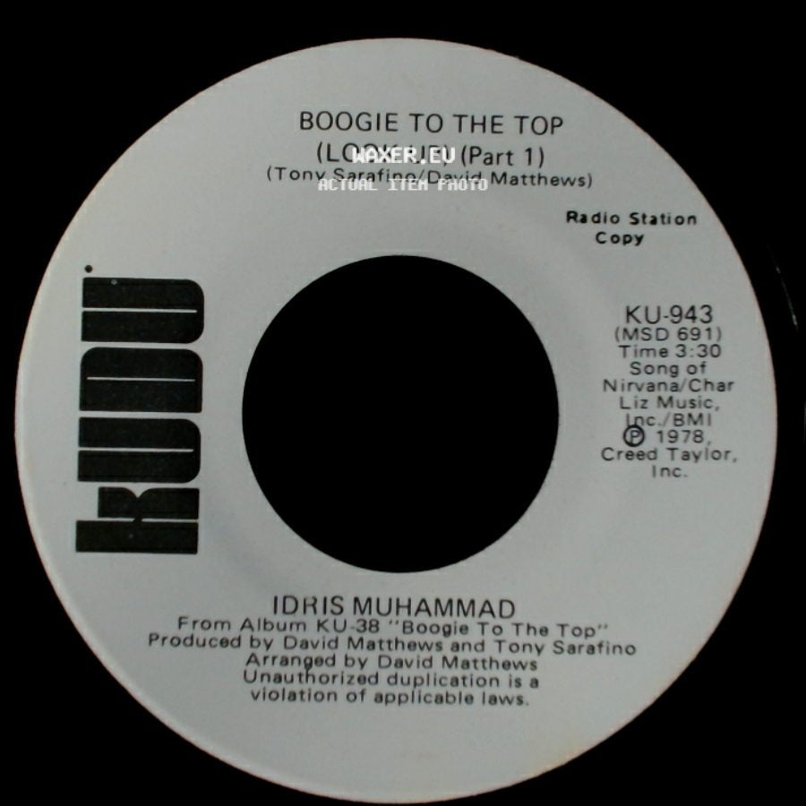 Idris Muhammad - Boogie To The Top (Look Up) (Part 1) / Boogie To The Top (Look Up) (Part 1) side B