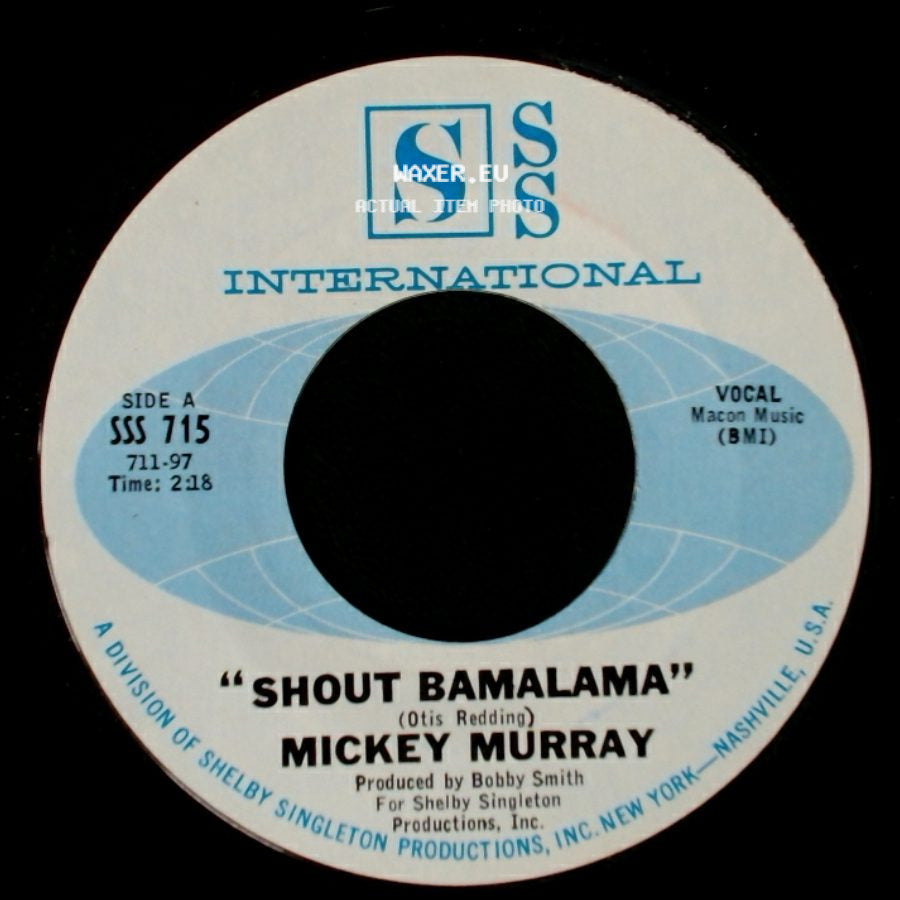 Mickey Murray - Shout Bamalama / Lonely Room side A