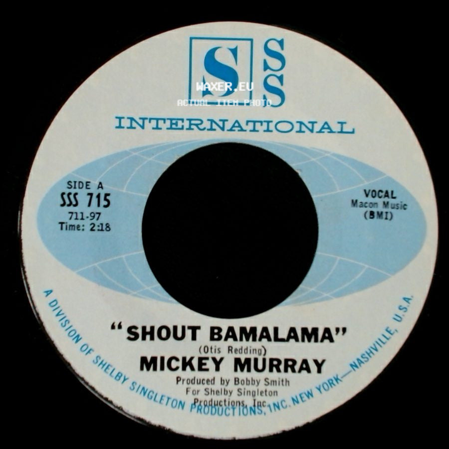 Mickey Murray - Shout Bamalama / Lonely Room side A