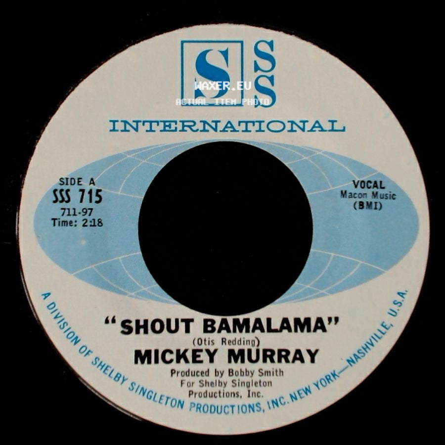 Mickey Murray - Shout Bamalama / Lonely Room side A