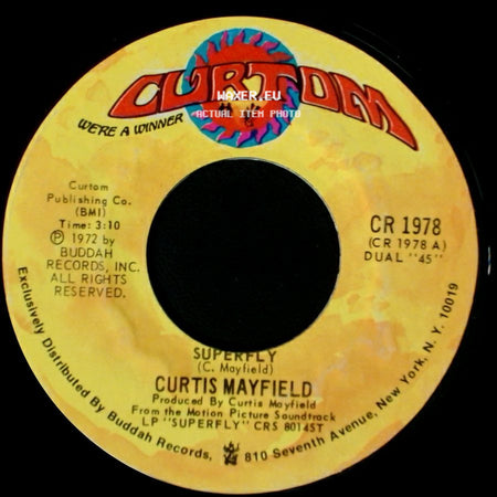 Curtis Mayfield - Superfly / Love To Keep You In My Mind side A