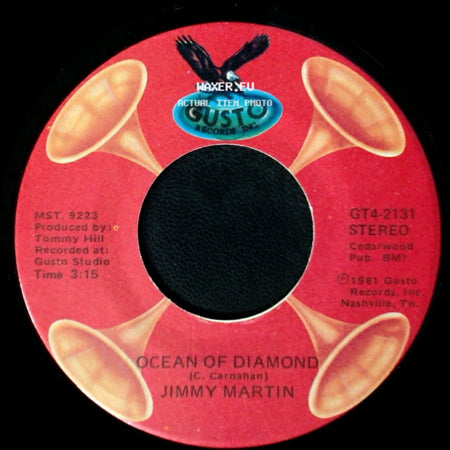 Jimmy Martin - Ocean Of Diamond / Sunny Side Of The Mountain side A