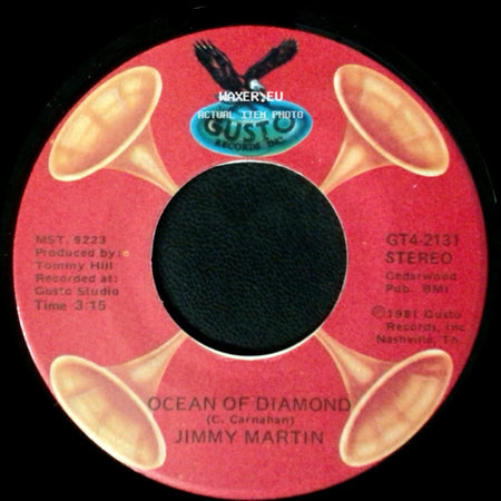Jimmy Martin - Sunny Side Of The Mountain / Ocean Of Diamond side B