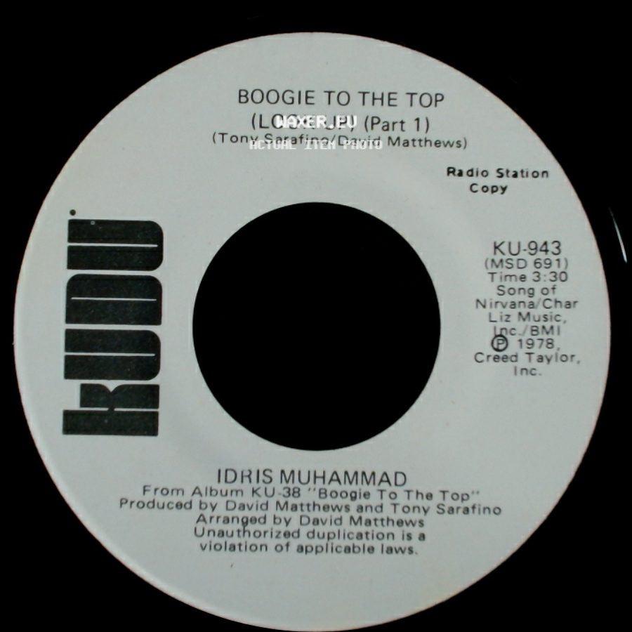 Idris Muhammad - Boogie To The Top (Look Up) (Part 1) / Boogie To The Top (Look Up) (Part 1) side A