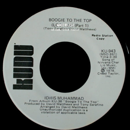 Idris Muhammad - Boogie To The Top (Look Up) (Part 1) / Boogie To The Top (Look Up) (Part 1) side A